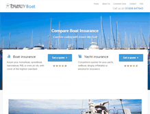 Tablet Screenshot of insuremyboat.co.uk